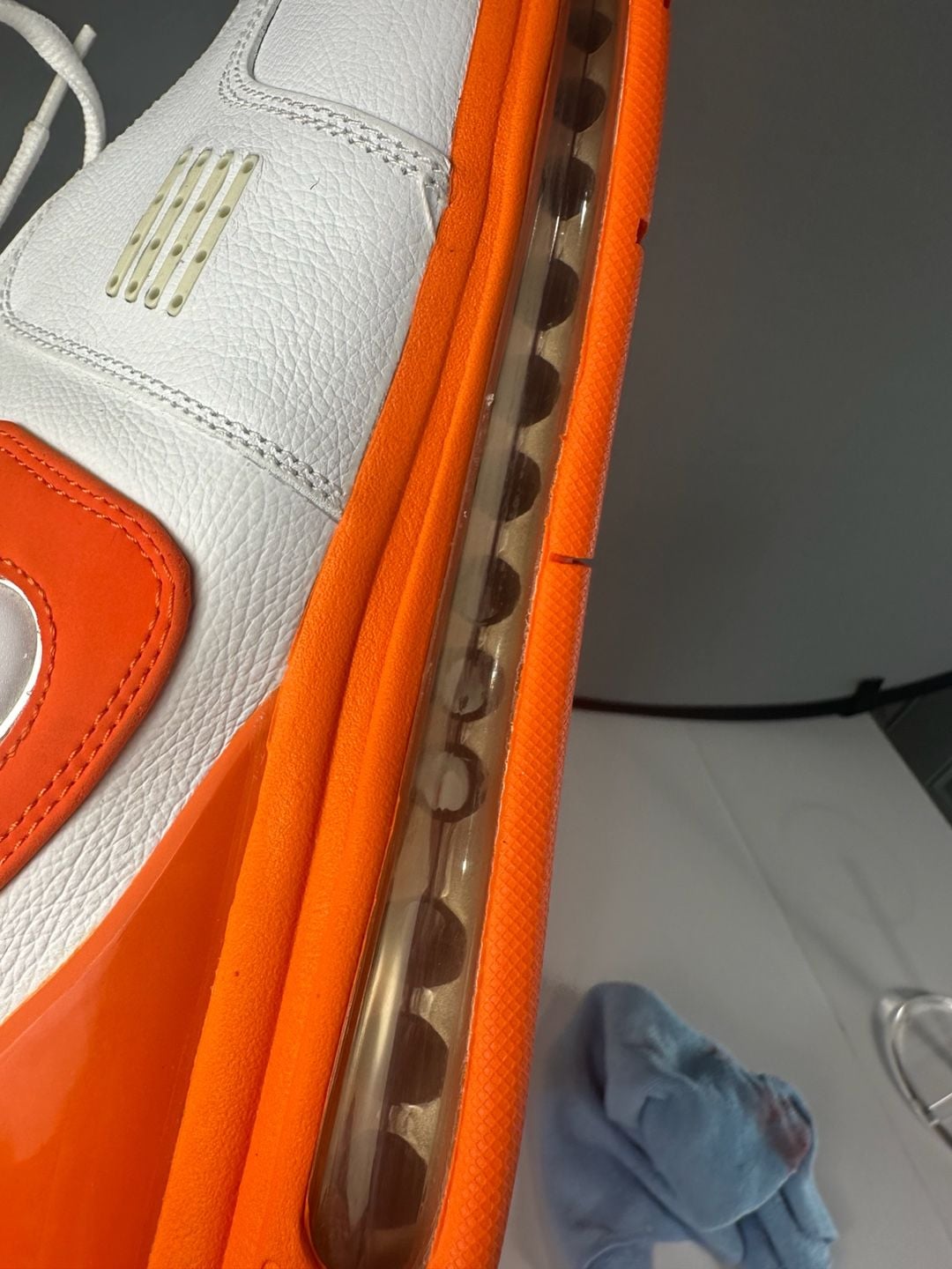 2006 Nike Air Max Elite TB White Team Orange Size 18 Unworn Deadstock 314185-911 9