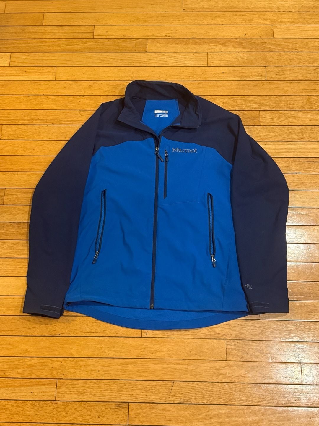 Marmot M3 Bero Softshell Full Zip Jacket Blue Navy Men's Size Large 2