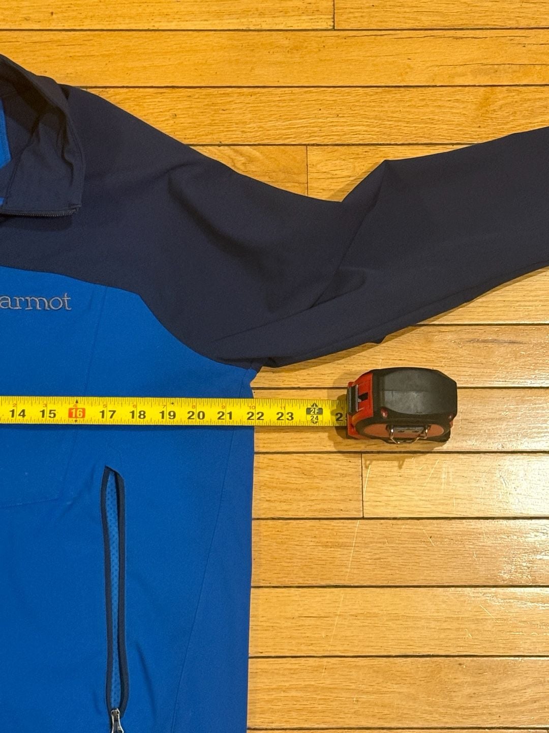 Marmot M3 Bero Softshell Full Zip Jacket Blue Navy Men's Size Large 7