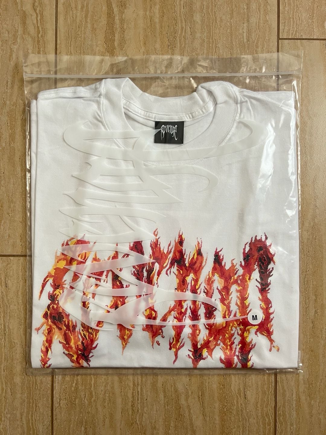 Revenge White Inferno Tee Size M 1