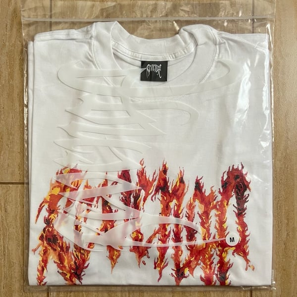 Revenge White Inferno Tee Size M