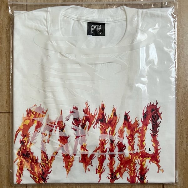 Revenge White Inferno Tee Size L