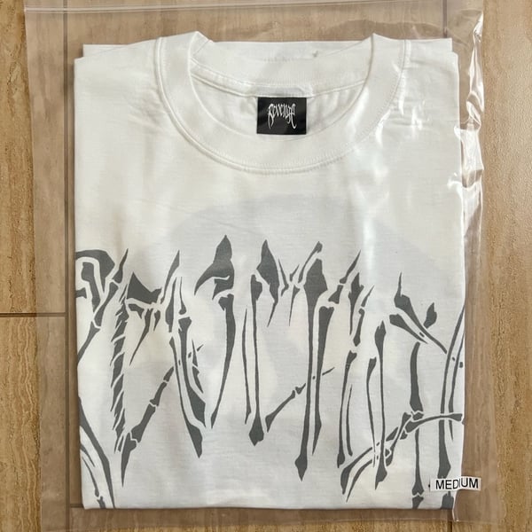 Revenge White Bones Skull Reflective 3M T-Shirt