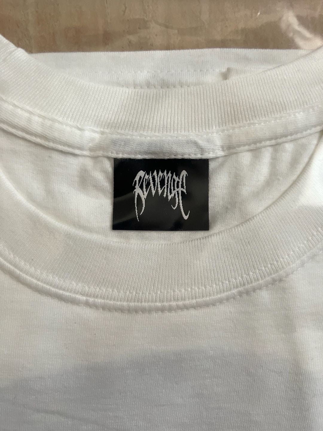 Revenge White Bones Skull Reflective 3M T-Shirt 7