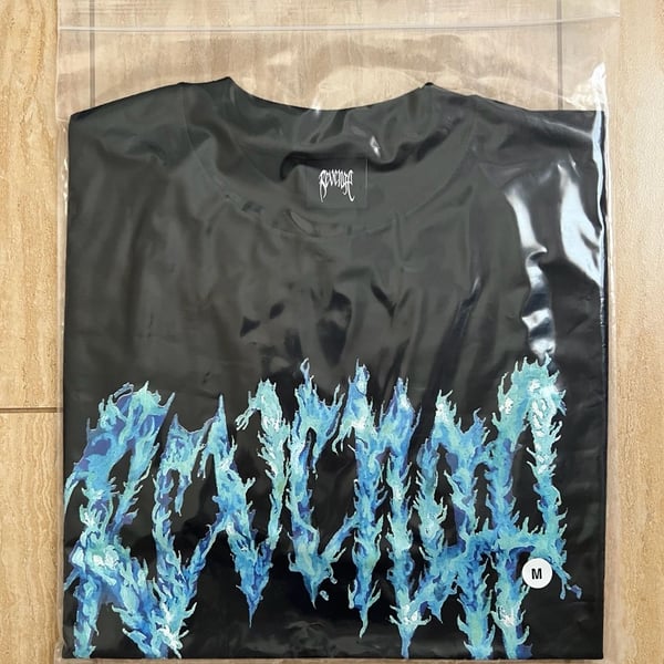 Revenge Blue Inferno T-Shirt Black Size M