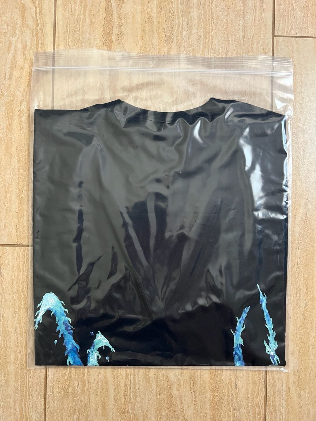 Revenge Blue Inferno T-Shirt Black Size M 4