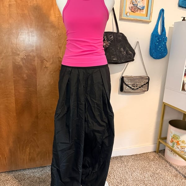 Lululemon Black Woven Balloon / Wide-Leg Pants