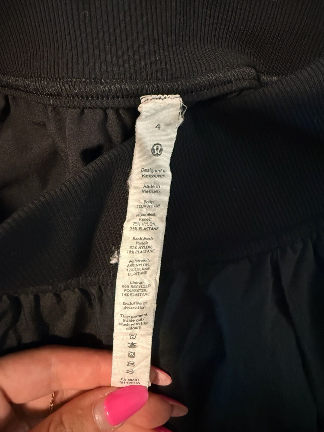Lululemon Black Woven Balloon / Wide-Leg Pants  7
