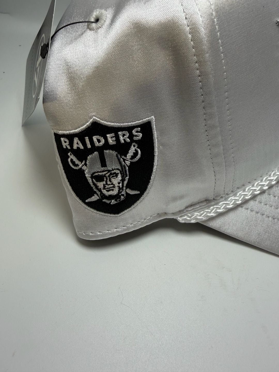 Las Vegas Raiders '47 White Outspoken Hitch Adjustable Hat 7