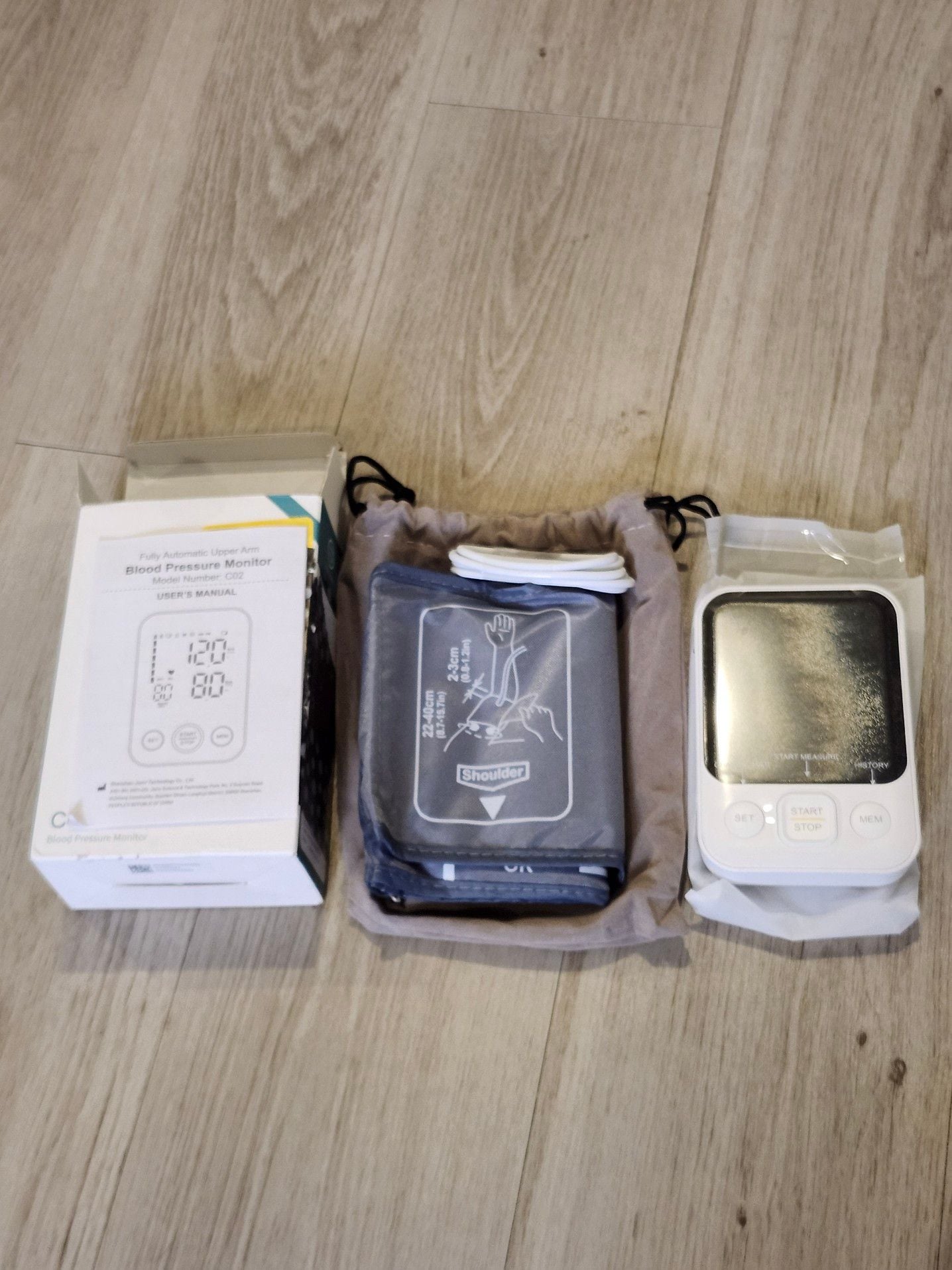 Fully Automatic Upper Arm Blood Pressure Monitor Model Number C02 1