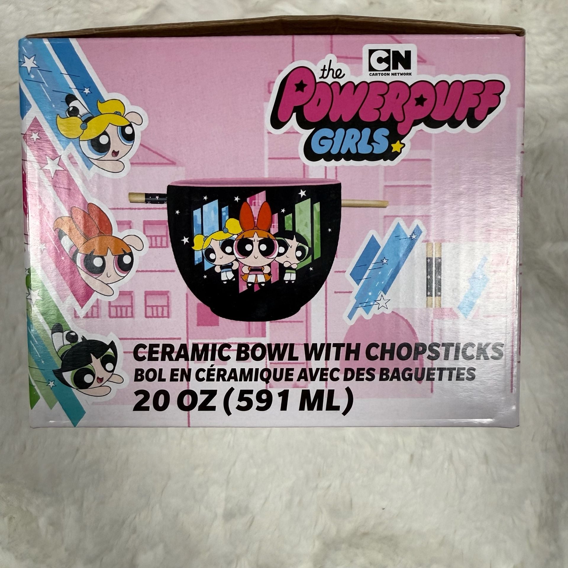 The Powerpuff Girls Ceramic Ramen Bowl with Chopsticks 4