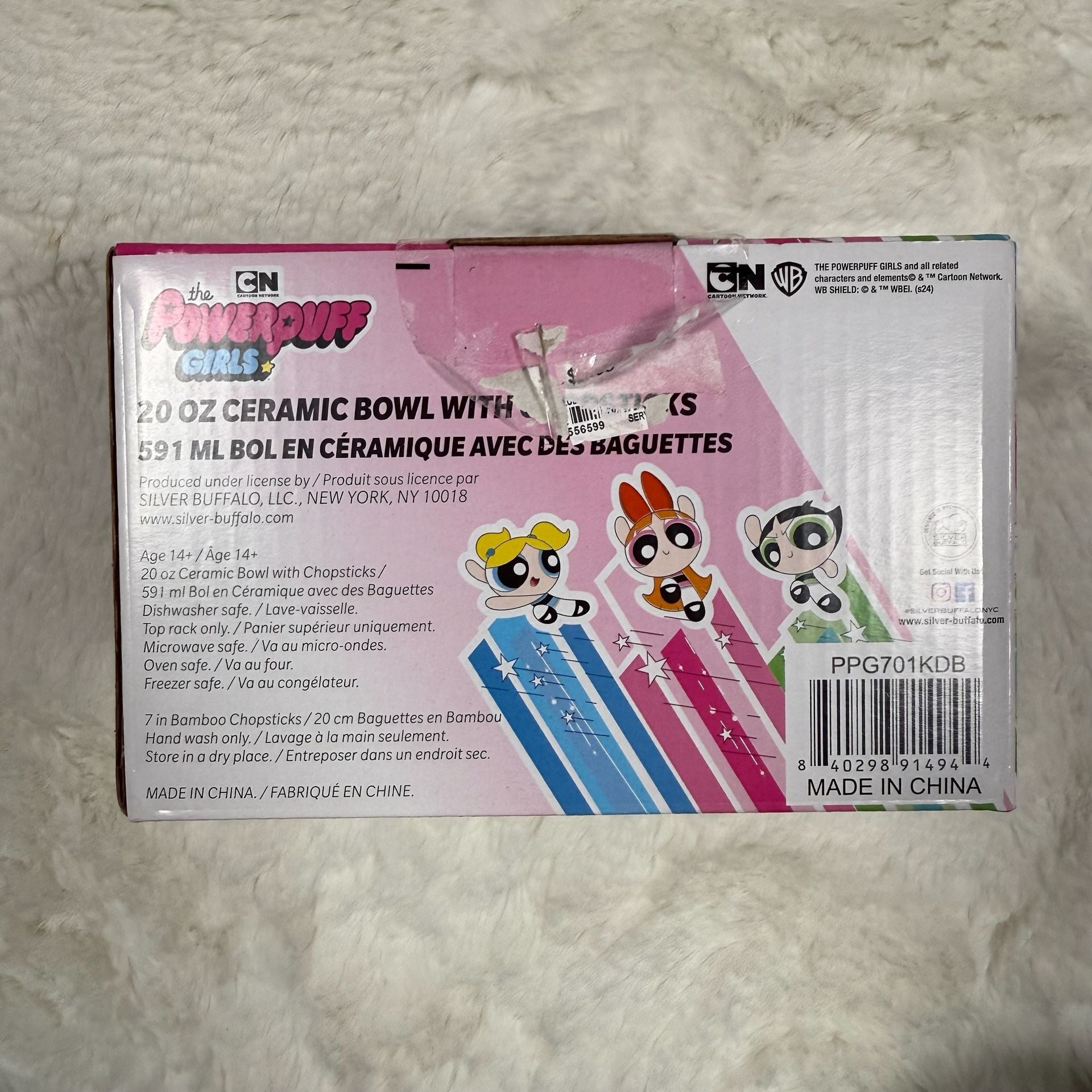 The Powerpuff Girls Ceramic Ramen Bowl with Chopsticks 5