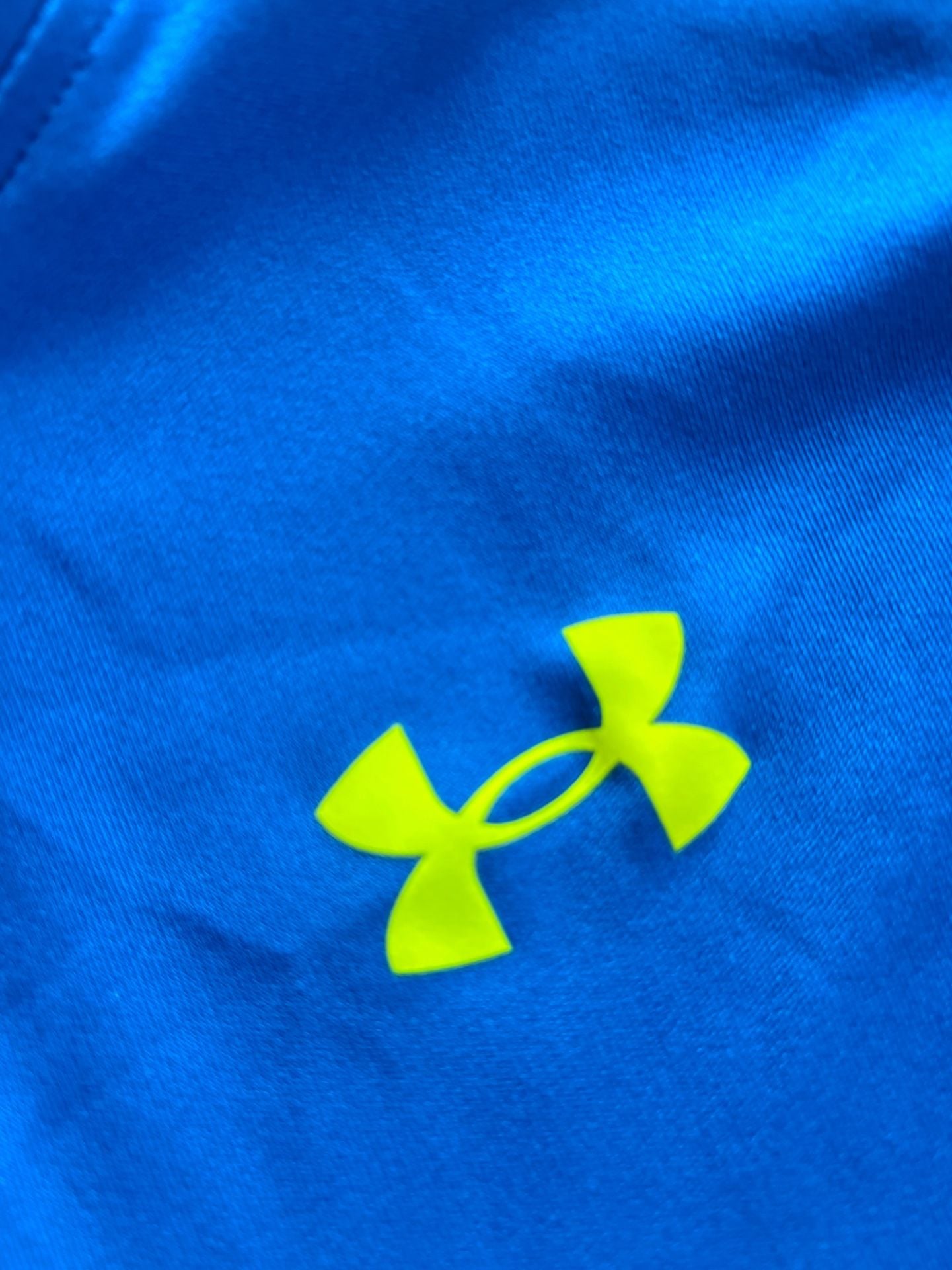 Under Armour Tech 2.0 Boys' 1/2 Zip Pullover Youth XL Blue Green Logo 3