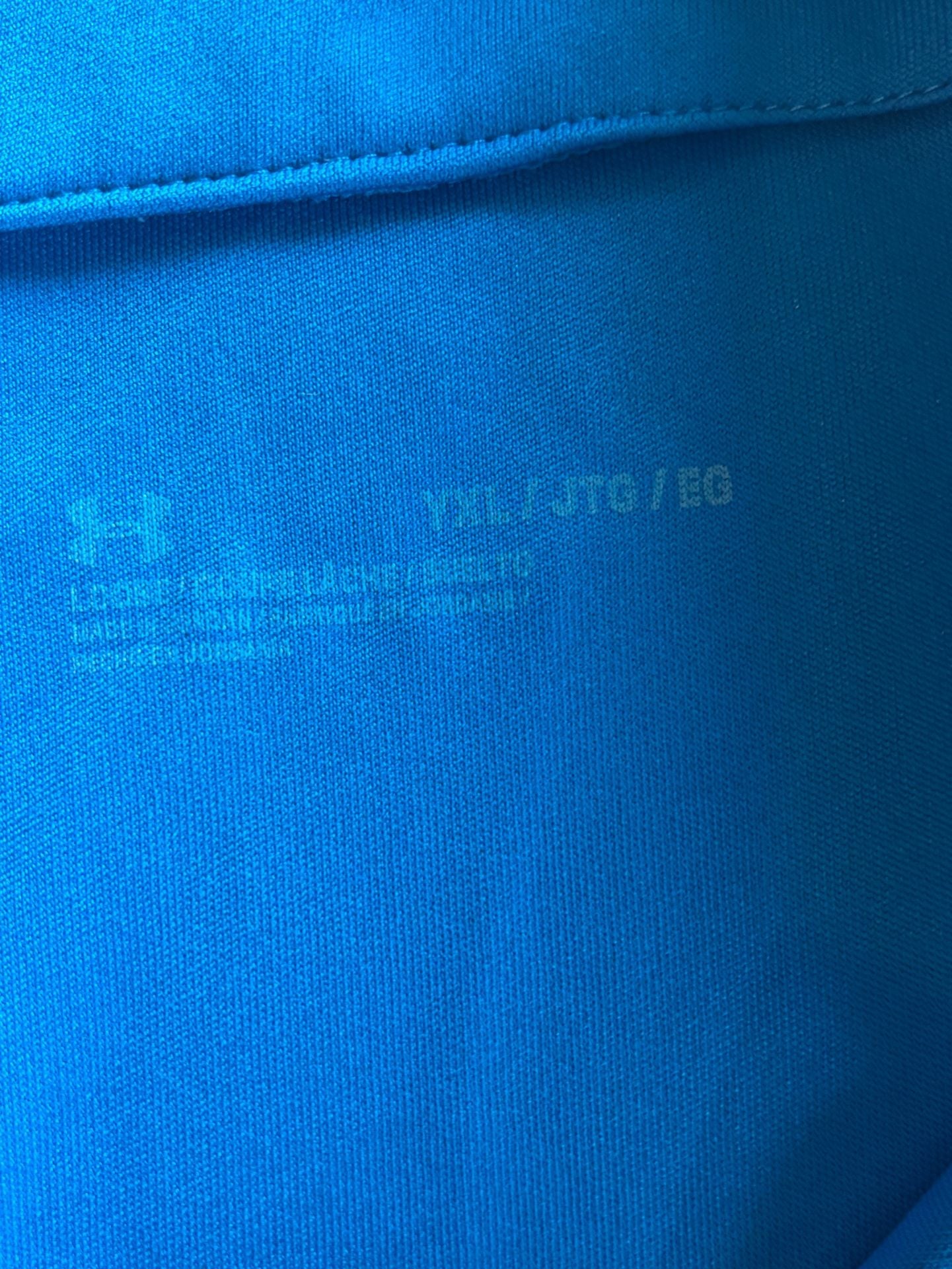 Under Armour Tech 2.0 Boys' 1/2 Zip Pullover Youth XL Blue Green Logo 4