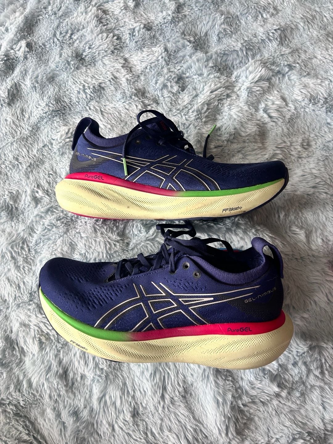 ASICS Gel-Nimbus 25 Women's Running Shoes Indigo Blue Fuchsia 3