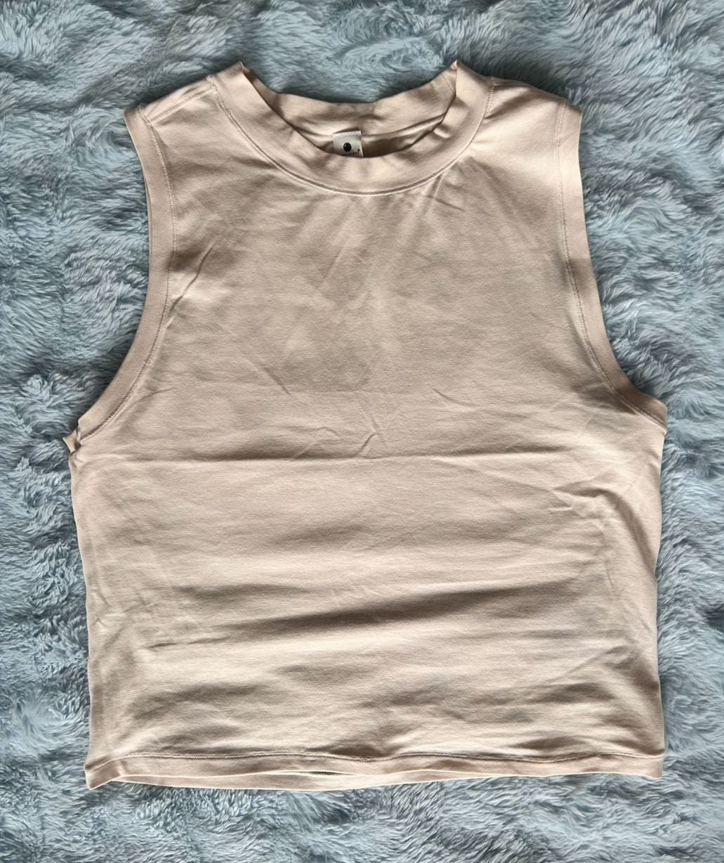 Yogalicious Airlite Melissa Crop Tank Size L Beige 2