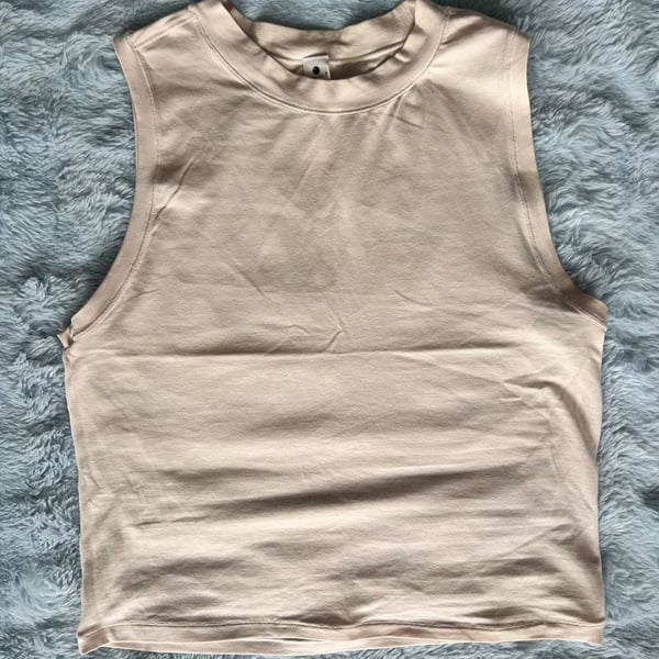 Yogalicious Airlite Melissa Crop Tank Size L Beige