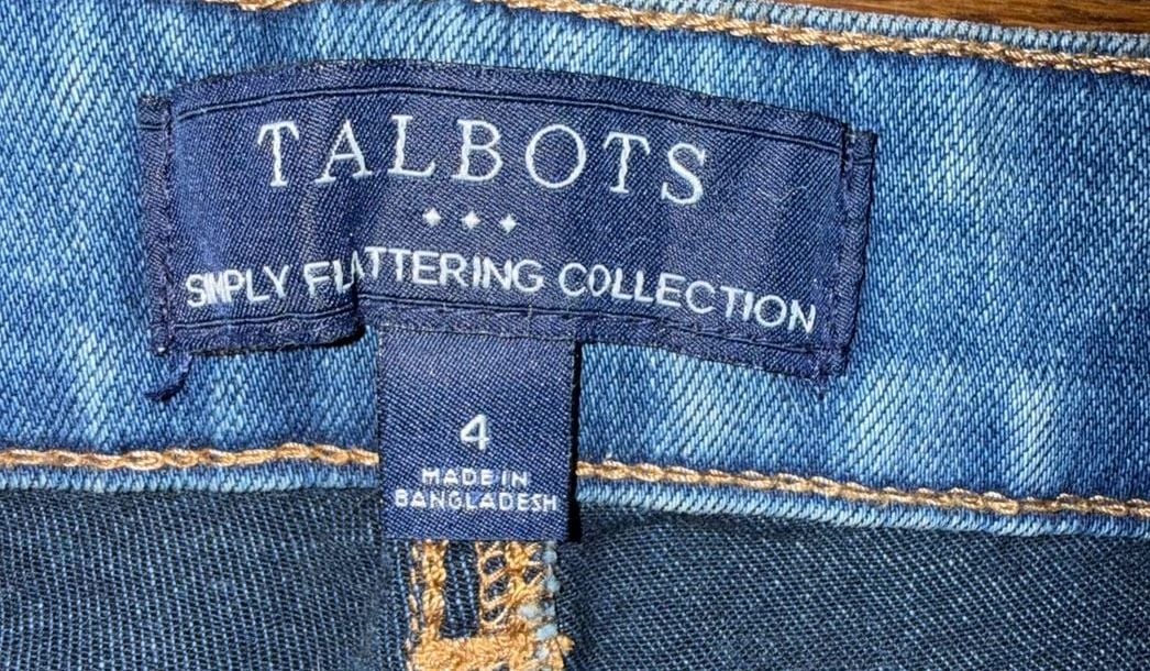 Talbots Size 4 Jeans 4