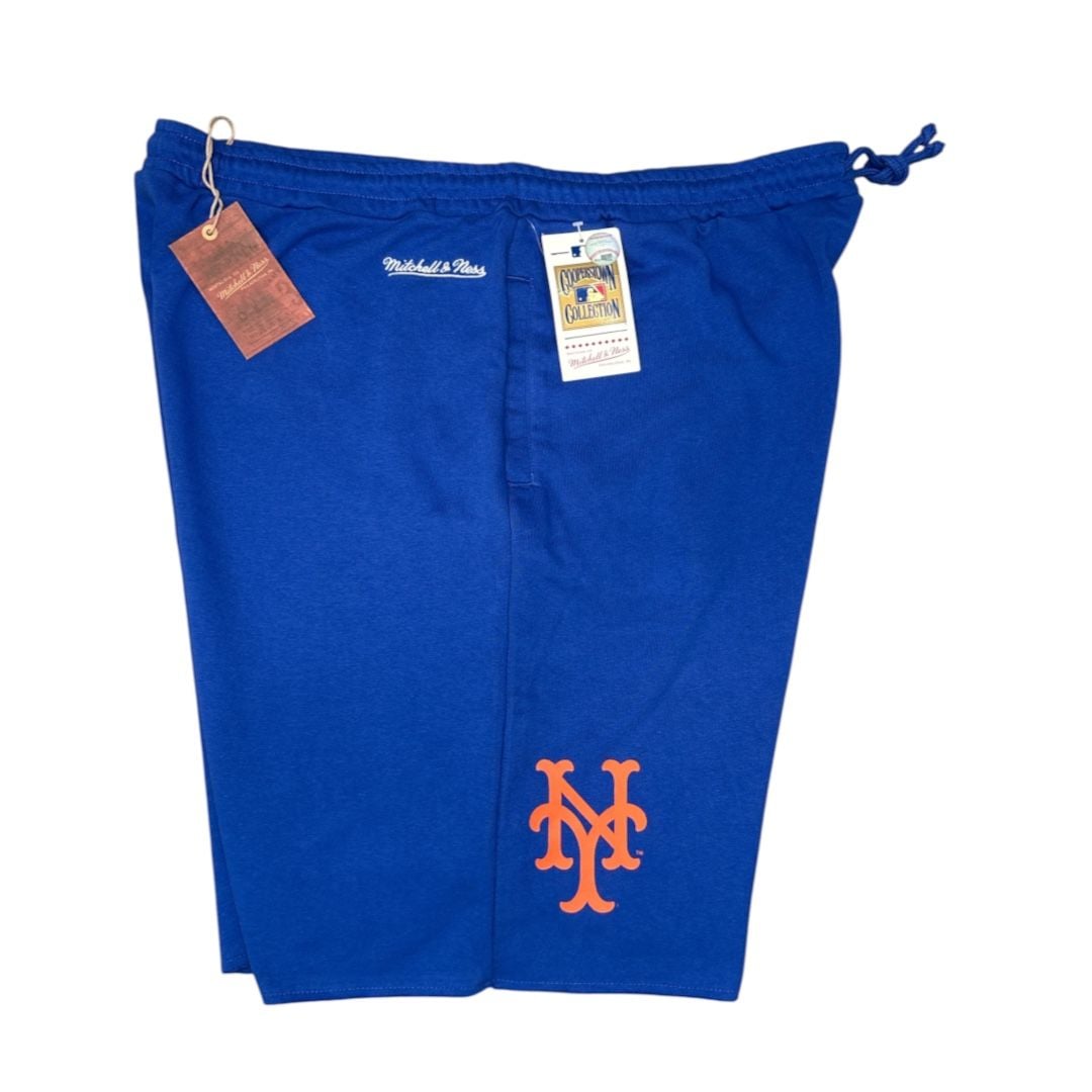 Mitchell & Ness MLB NY Mets Cooperstown Collection Fleece Sweat Shorts 3XL 4