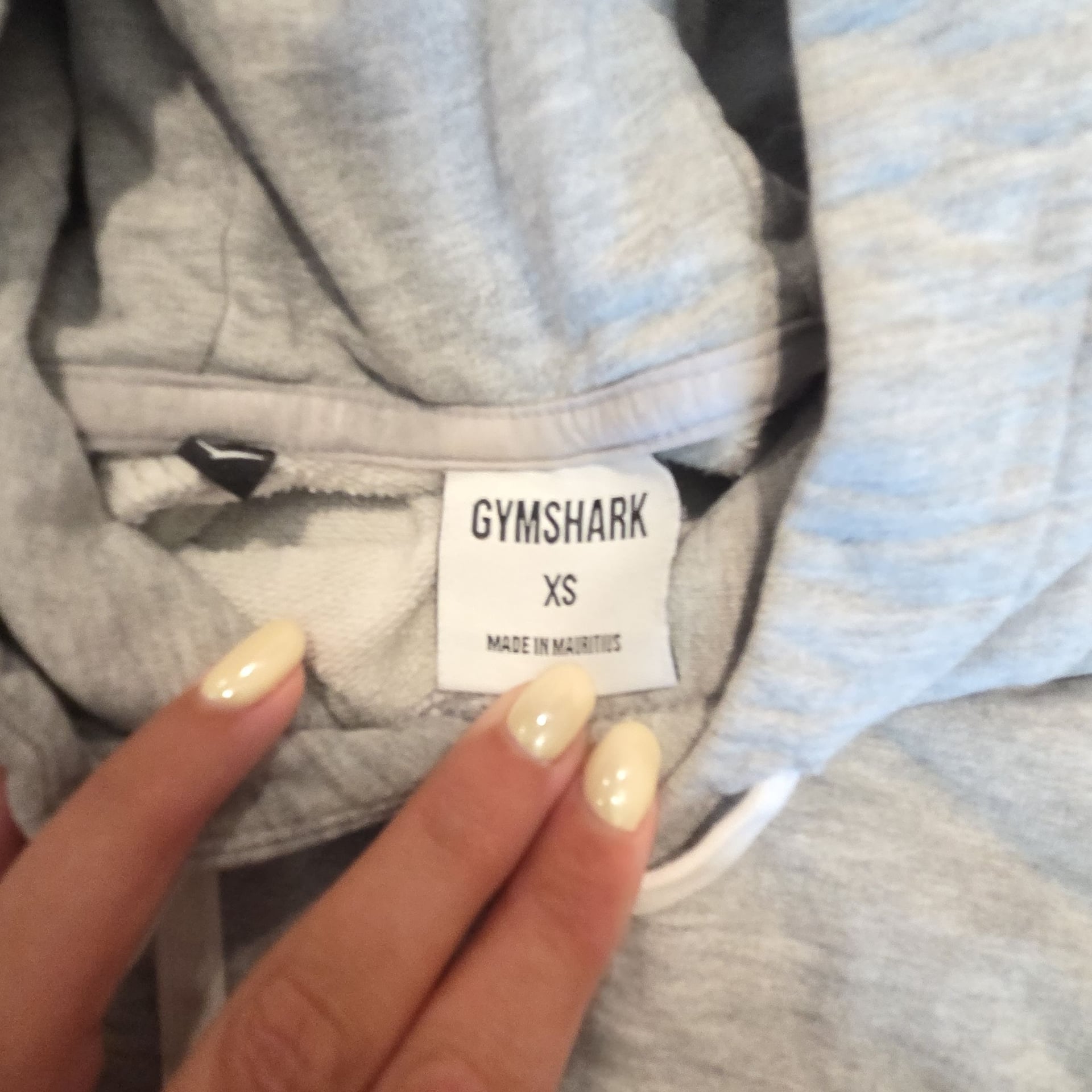 Gymshark Women's Grey Marl Pullover Hoodie Size XS 4