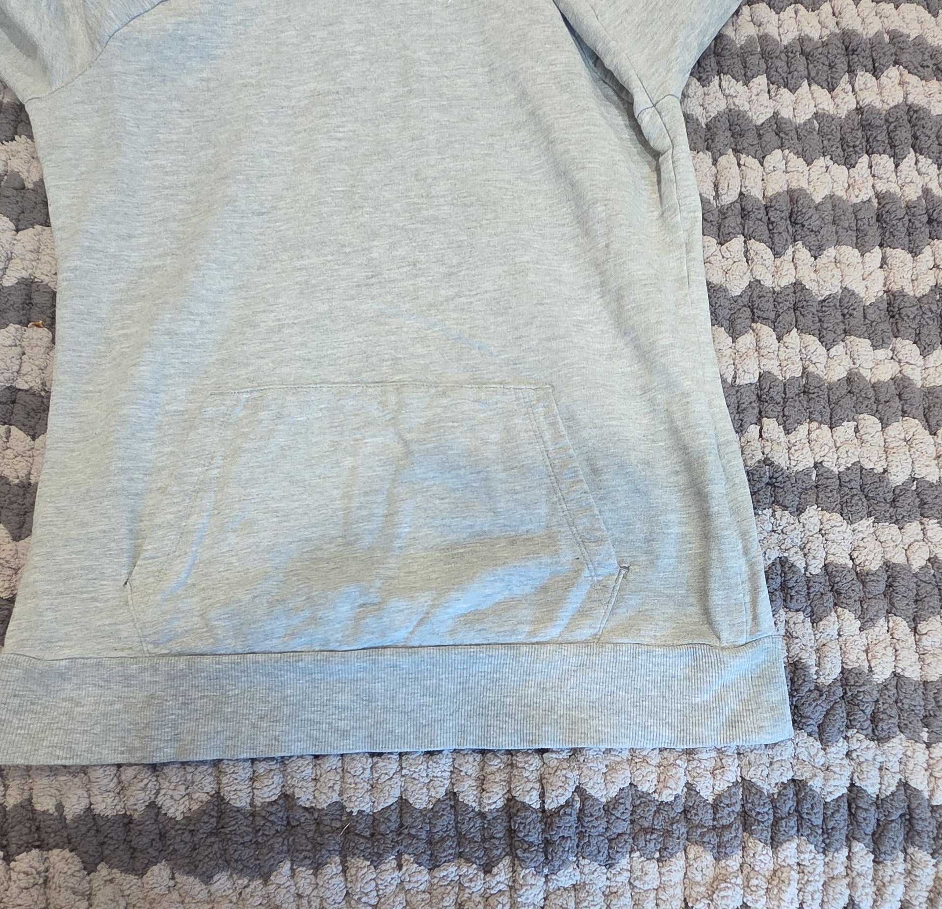 Gymshark Women's Grey Marl Pullover Hoodie Size XS 6