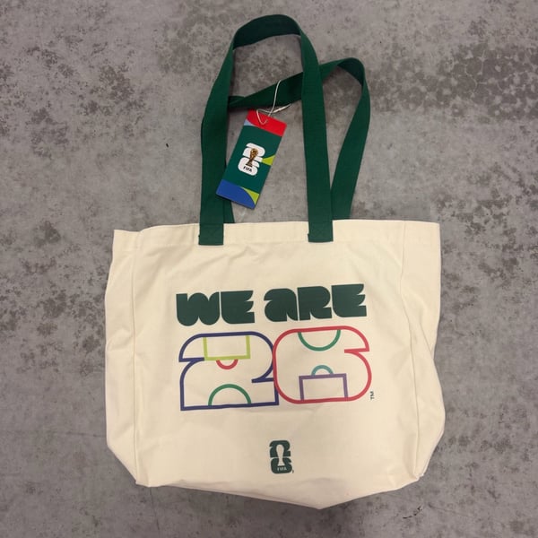 Official FIFA World Cup 2026 We Are 26 Canvas Tote Bag