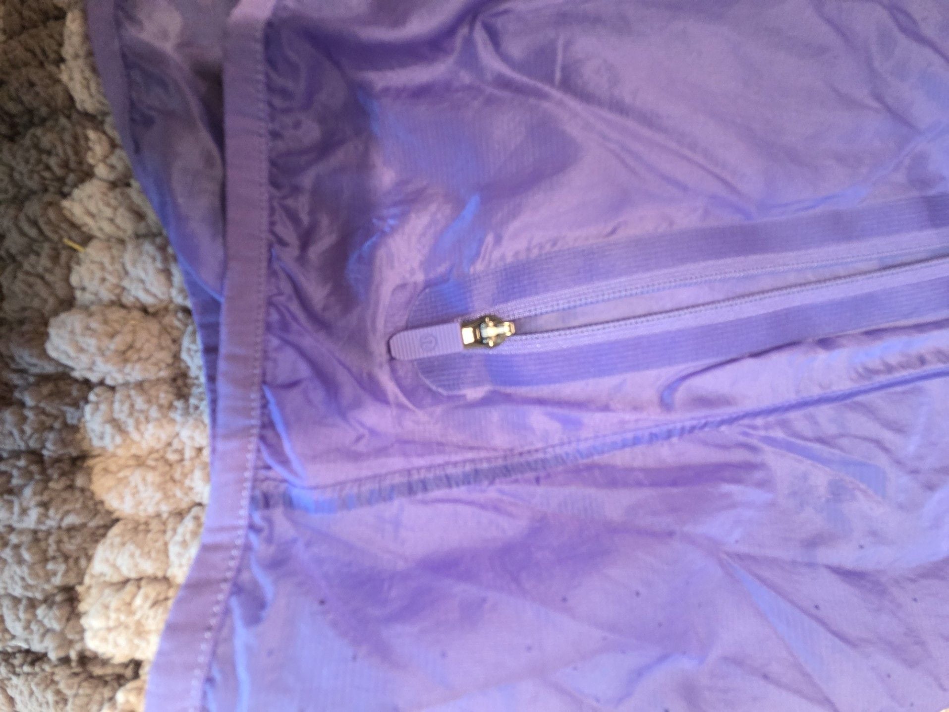 Lululemon Ventilated Packable Running Jacket purple Tone Size 8 5