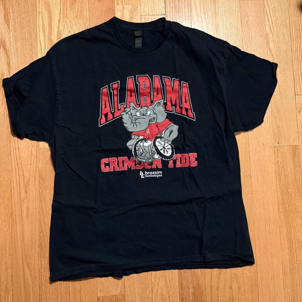 Alabama Crimson Tide Braxsim Technologies Elephant Graphic Heavy Cotton T-Shirt