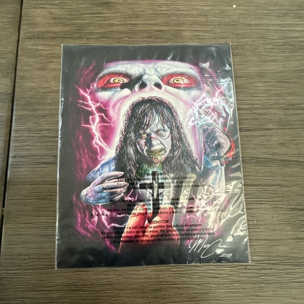 The Exorcism of Regan Art Print by Max Cave 2019