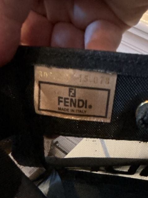 Fendi Black Mesh Tote Bag Rehabbed 3