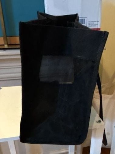 Fendi Black Mesh Tote Bag Rehabbed 6