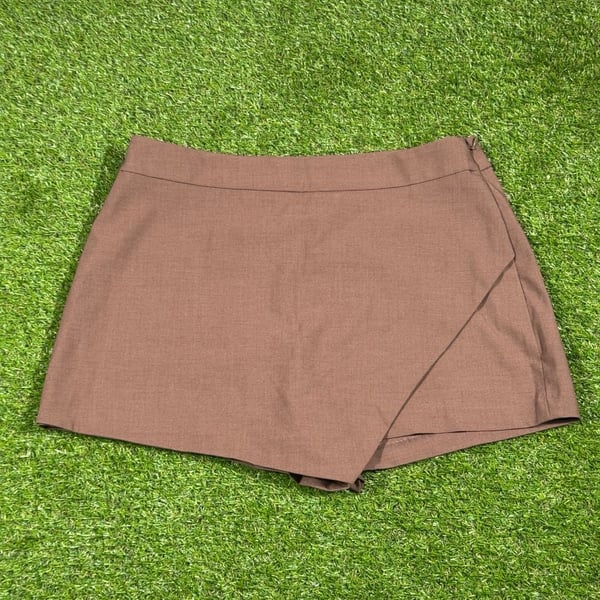 New day business casual Brown Wrap Skirt