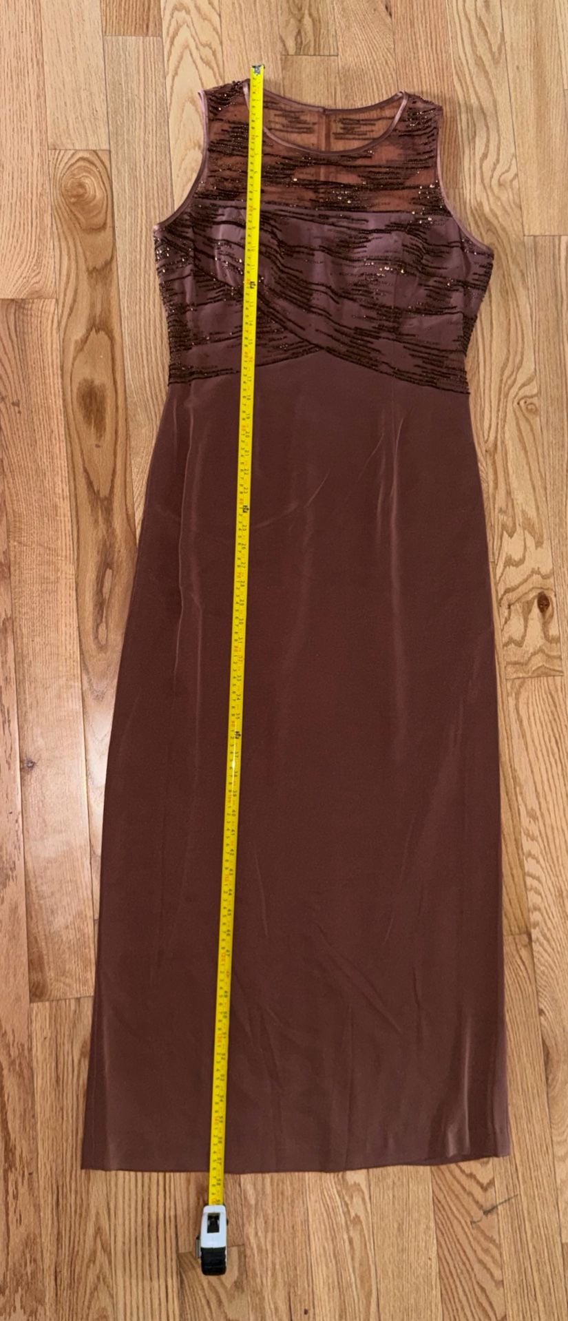 Donna Gray Sleeveless Embellished Evening Gown with Matching Shawl 5