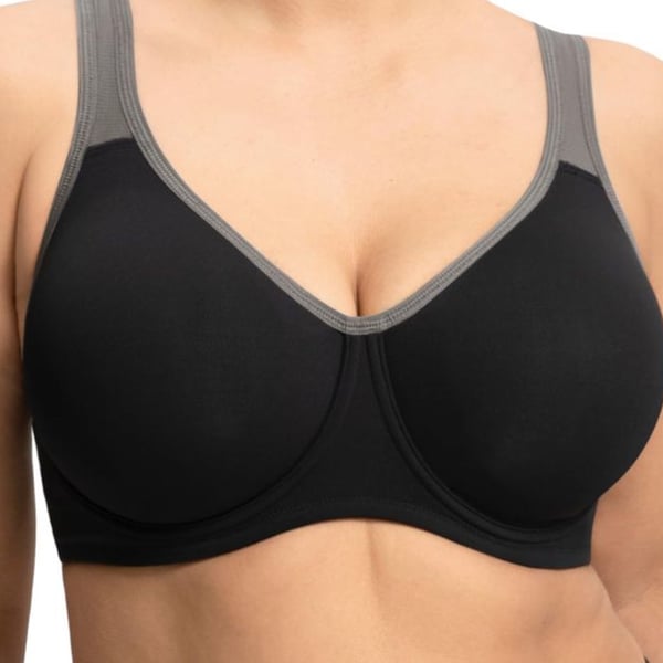 Sports Bra High Support Large Bust Outside Underwire Adjustable   #137