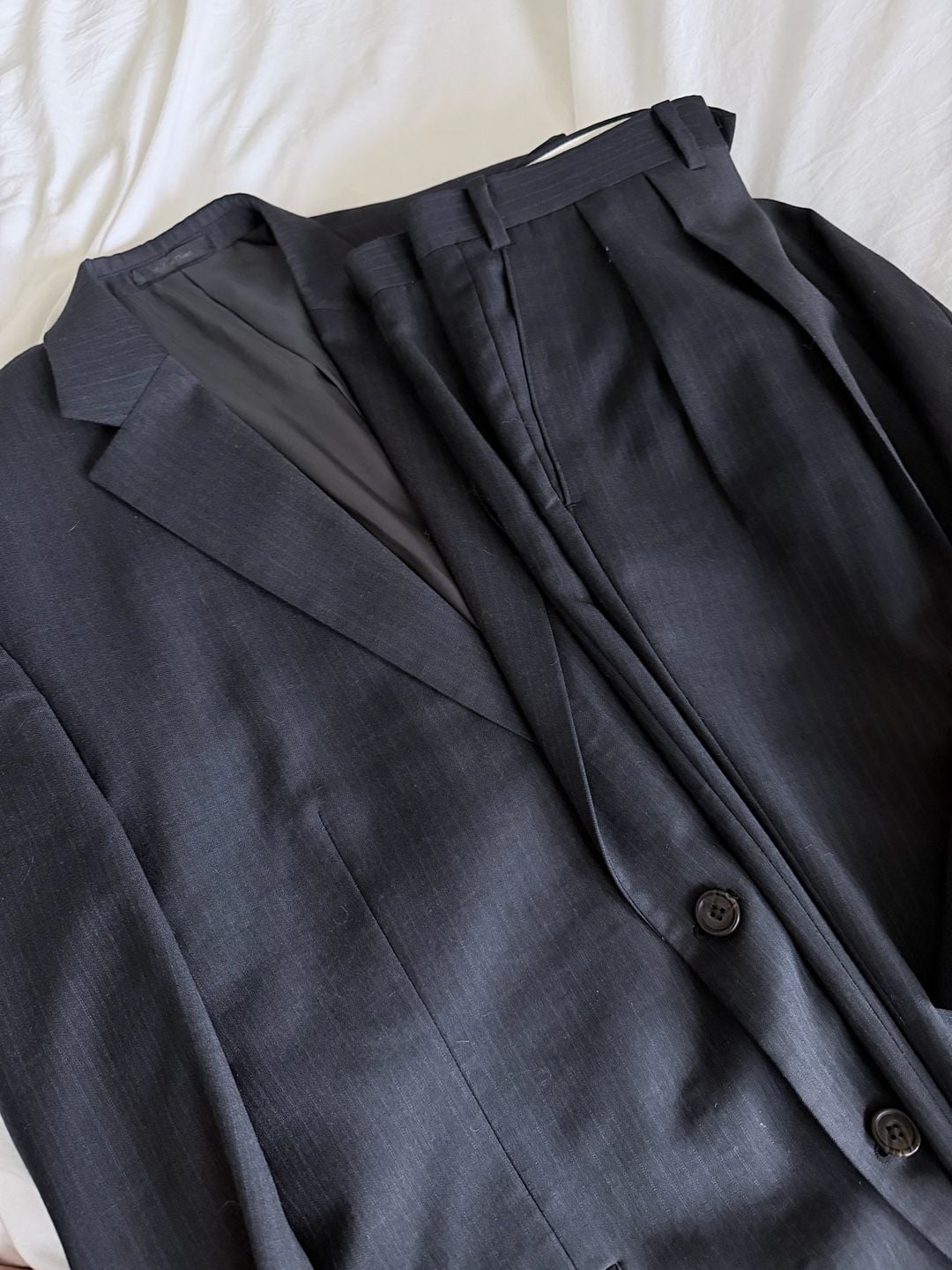 Lauren Ralph Lauren Men's 100% Wool Pinstripe Suit 44R 2