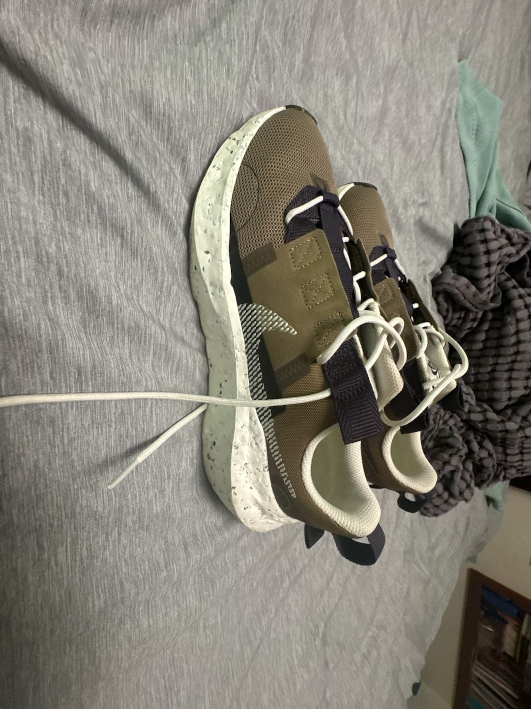 Nike Crater Impact Brown Kelp Sail Men's Sneakers DB2477-301 3