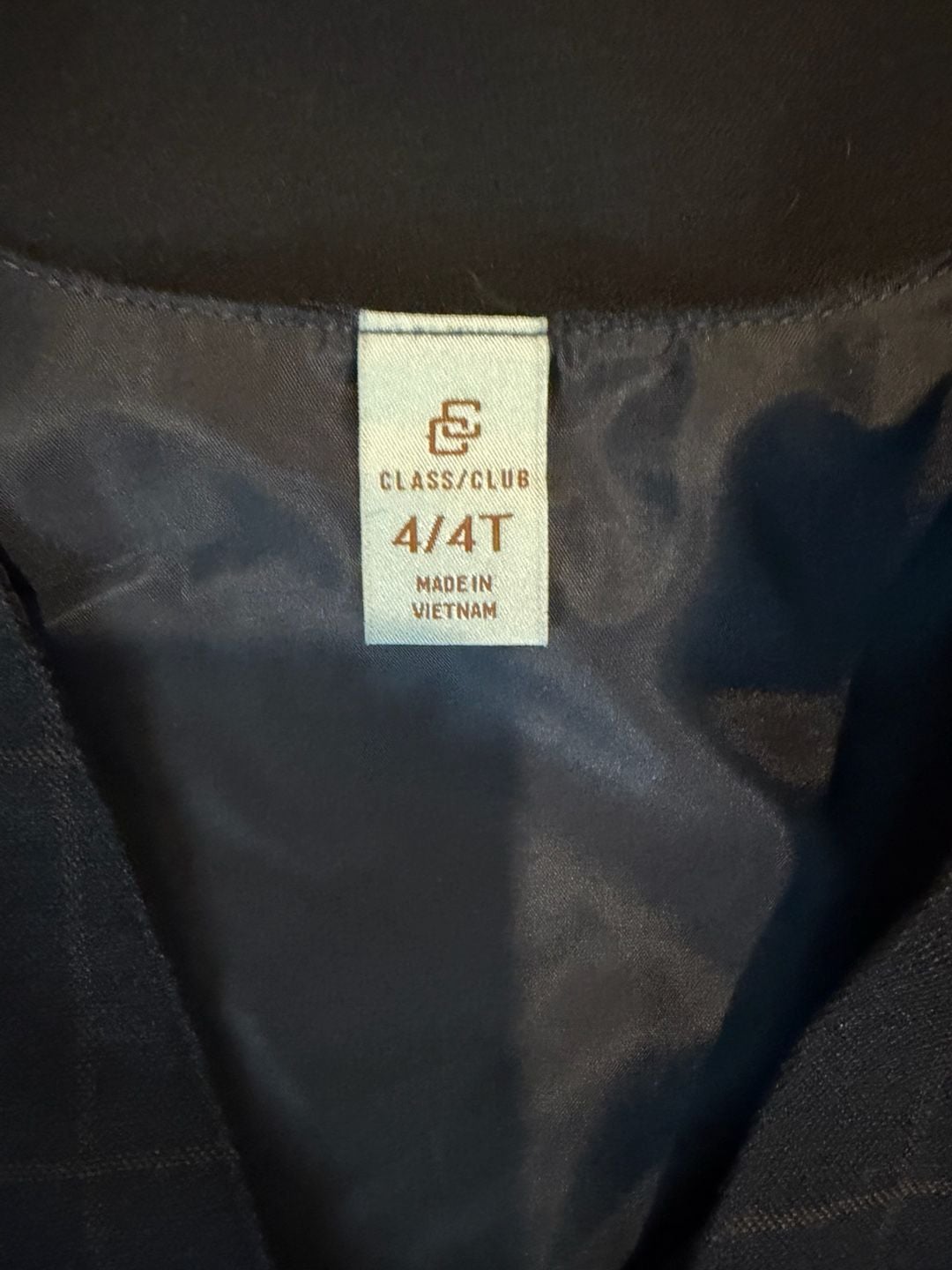 Class Club Boys 4-Piece Suit Set Blazer Vest Shirt Pants size 4/5 5