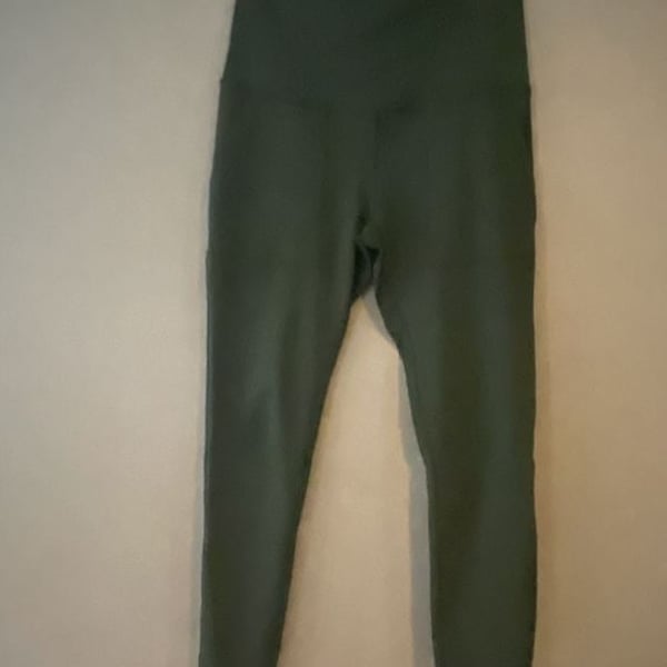 LegEnd Active High Waisted Workout Leggings Green Size M