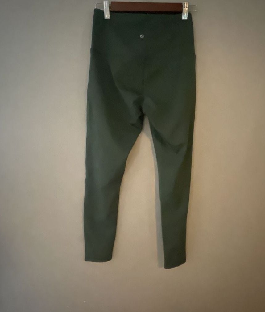 LegEnd Active High Waisted Workout Leggings Green Size M 3