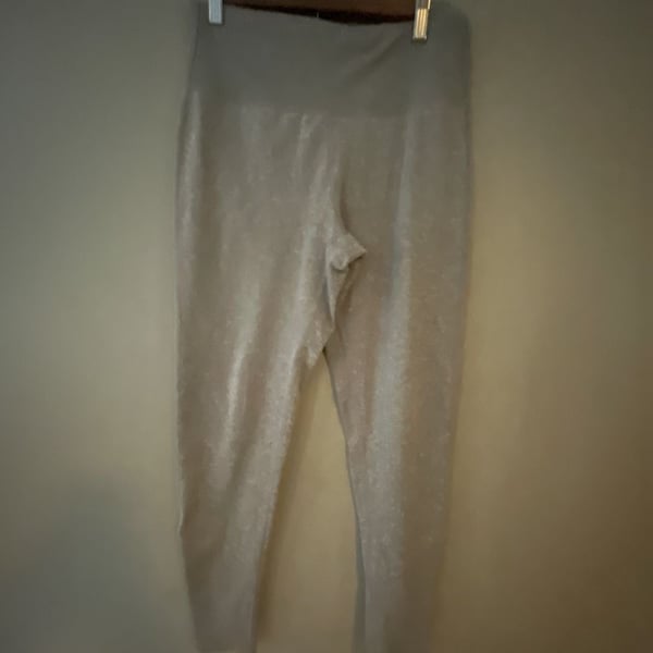 Zobha Gray Spacedye High Waist Activewear Leggings Size L