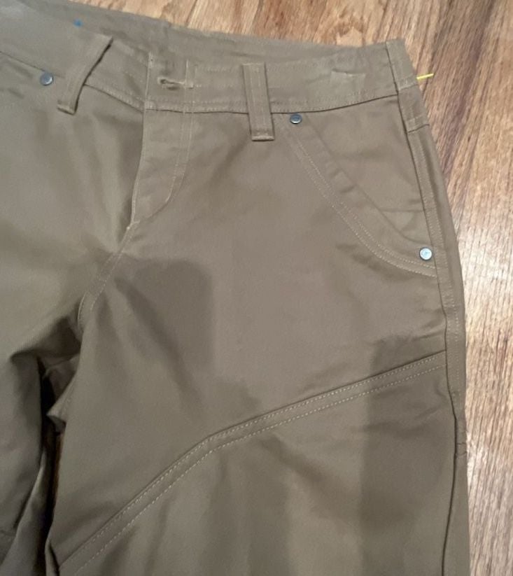 Kuhl W's Rydr Pant 32 inch Inseam Dark Khaki Size 2 Relaxed Fit 5