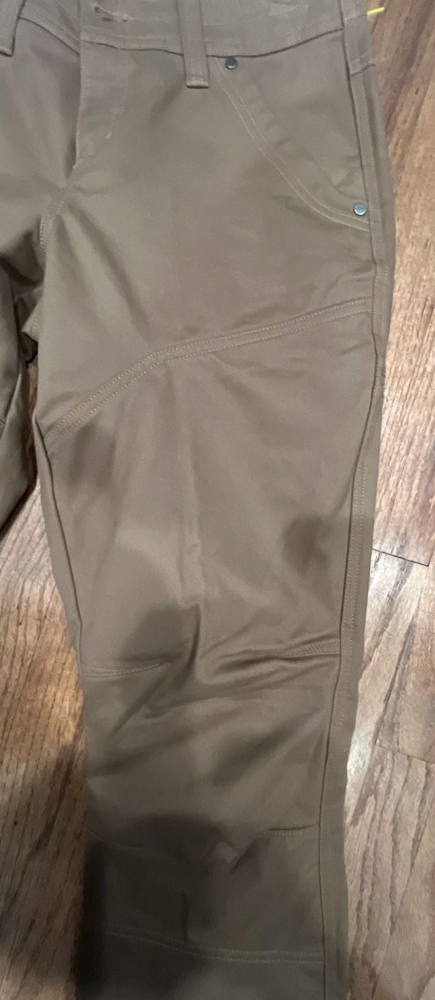 Kuhl W's Rydr Pant 32 inch Inseam Dark Khaki Size 2 Relaxed Fit 4