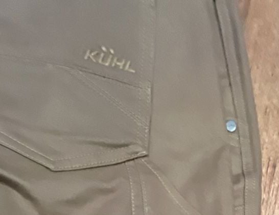 Kuhl W's Rydr Pant 32 inch Inseam Dark Khaki Size 2 Relaxed Fit 9
