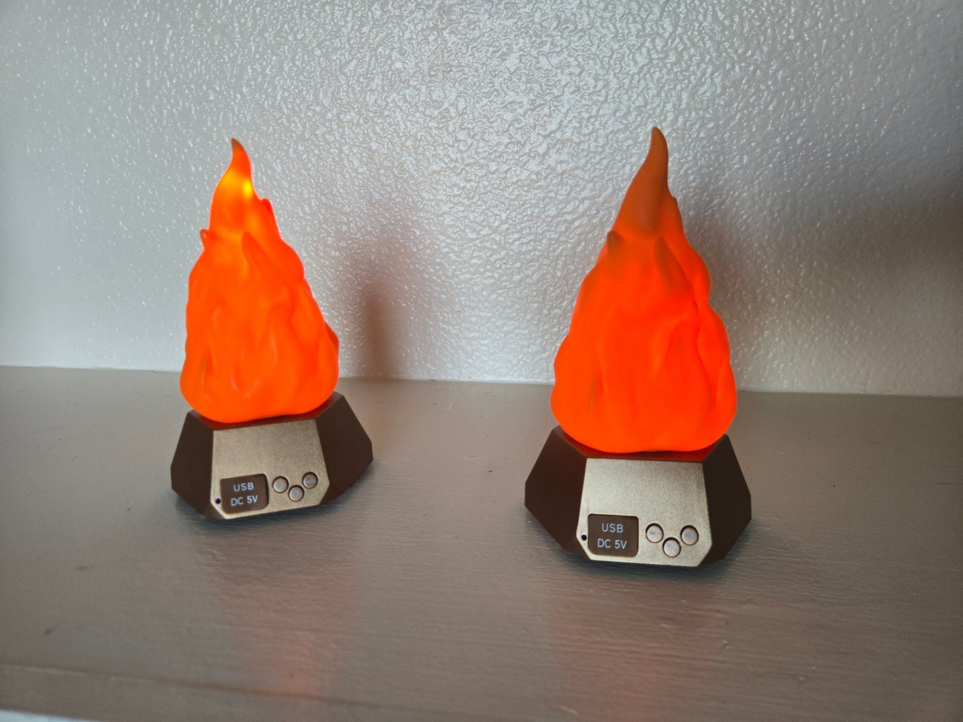 Artificial Fireplace Logs with Lights & Bluetooth Speakers, Artificial LED, Battery Operated Aesthetic Modern Charcoal, Flame Lamp Decoration for the Mantle, Multipurpose, Outdoor, Indoor Utility 1