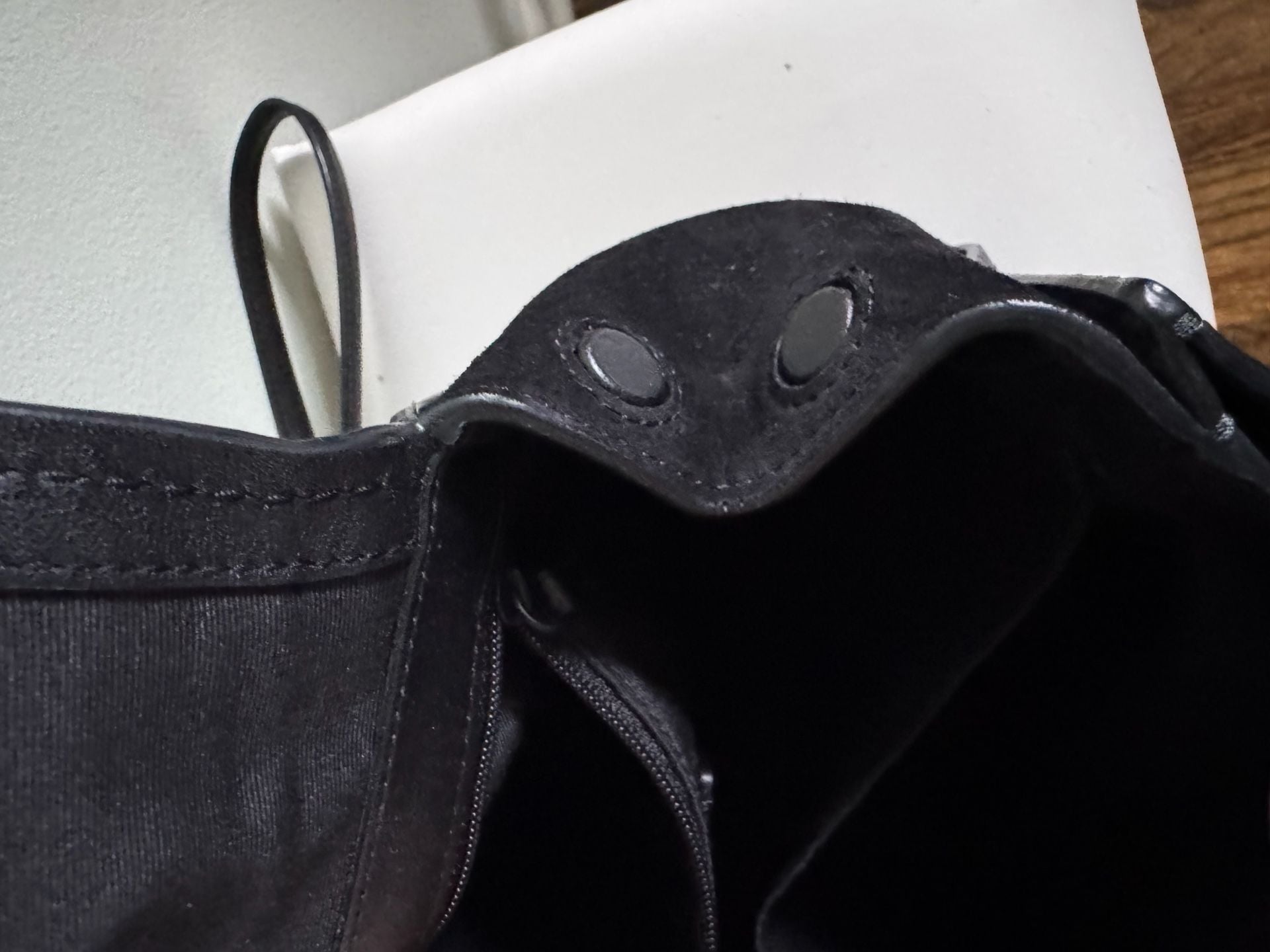 Coach Faye Black Pebble Leather and Suede Crossbody Chain Satchel Bag F22349 8