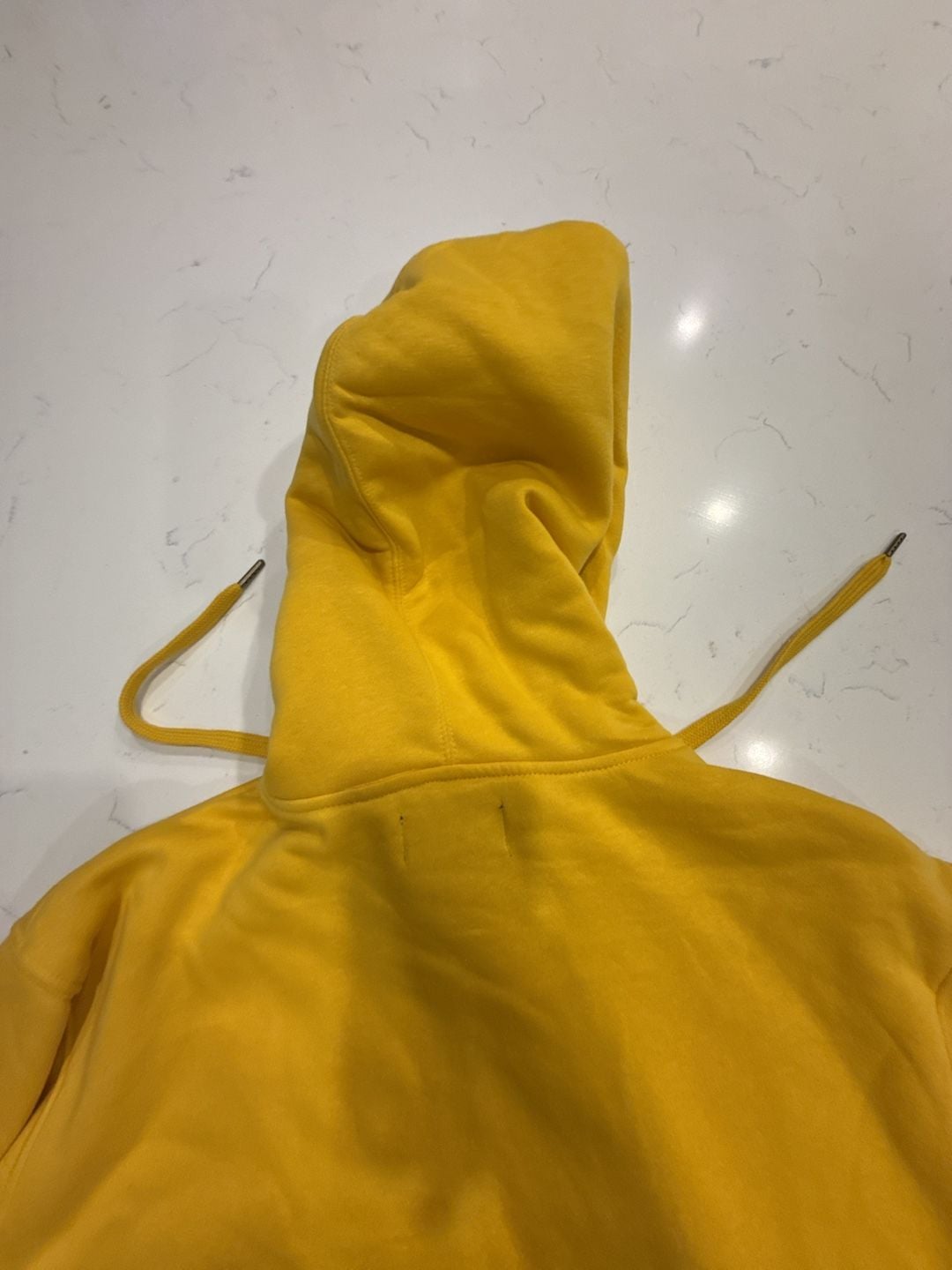 Ed Hardy Death Before Dishonor Eagle Graphic Fleece Pullover Mustard Yellow Hoodie 12