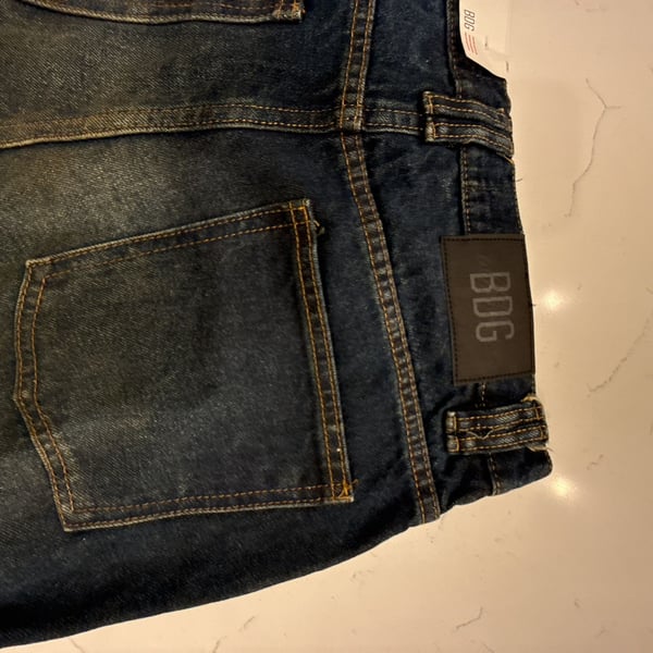 BDG Lenny Fit Skinny Denim Jeans Dark Wash 30/30 New with Tags