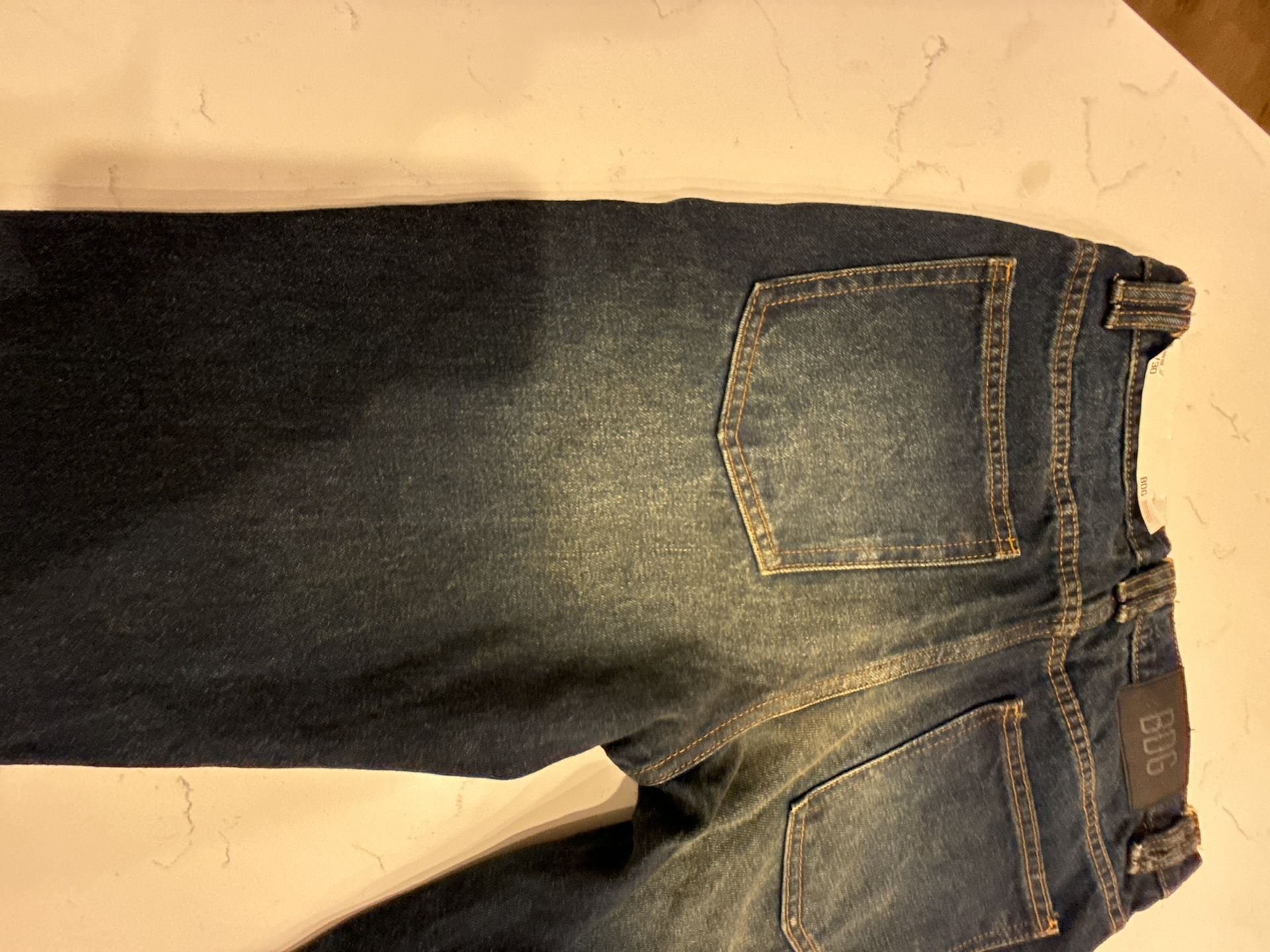 BDG Lenny Fit Skinny Denim Jeans Dark Wash 30/30 New with Tags 17
