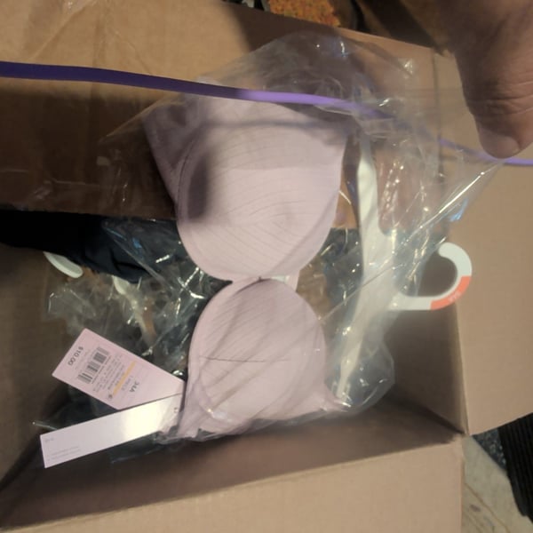 Wild Fable Lightly Lined Pointelle Bra Lilac Purple 34A