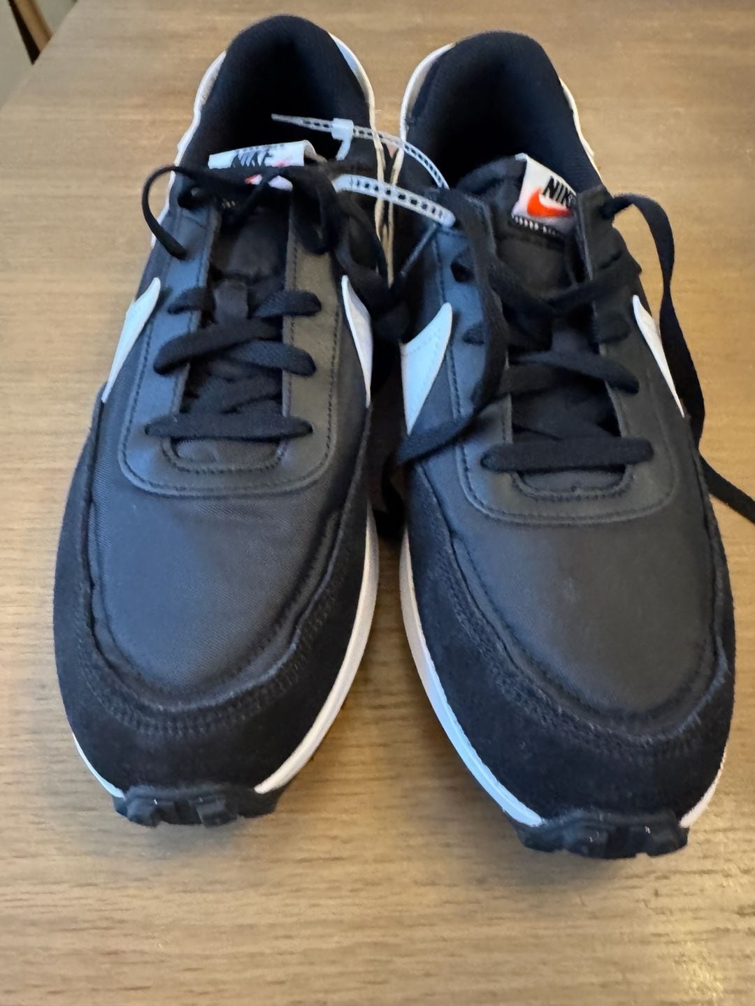 Nike Women’s Waffle Debut Black White Casual Sneakers 10